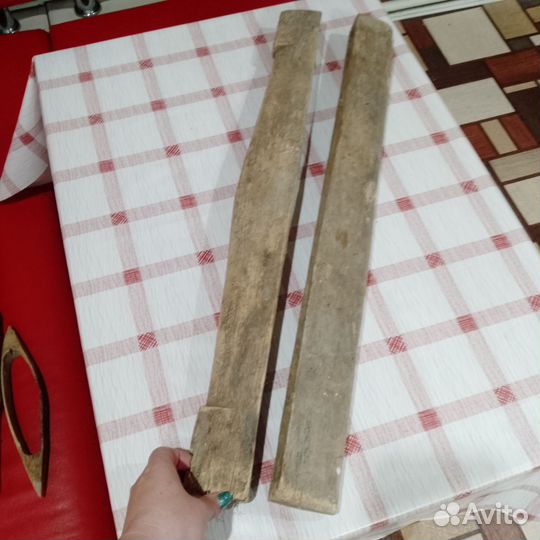 Набор деталей(7шт.)для старинного ткацкого станка