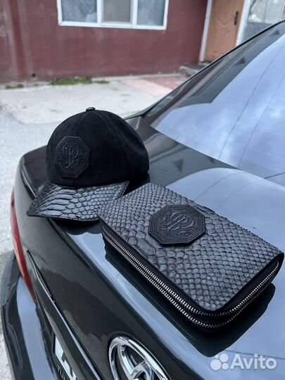 Кепка портмоне из кожи питона