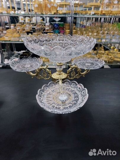 Ваза менажница для фруктов конфетница