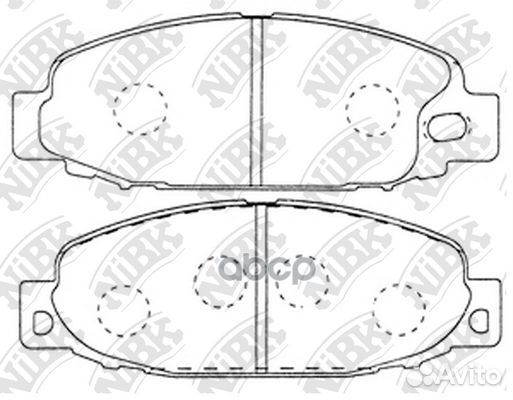Колодки торм. mitsubishi Canter