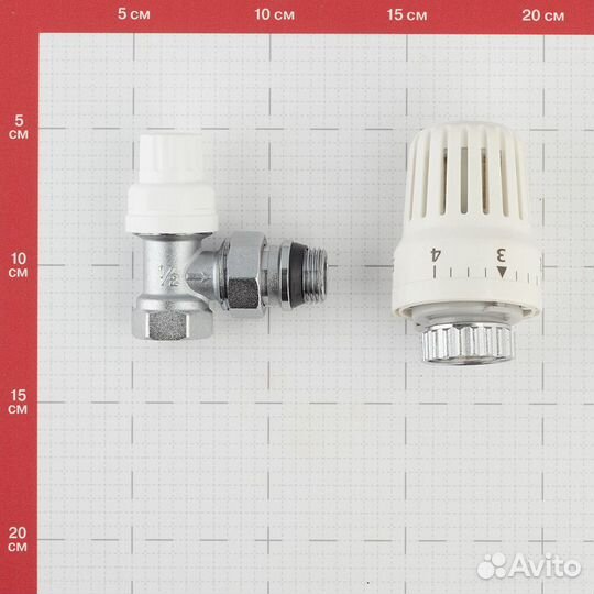 Клапан (вентиль) термостатический угловой Valtec