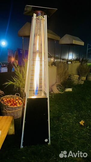 Аренда уличных обогревателей Пирамида