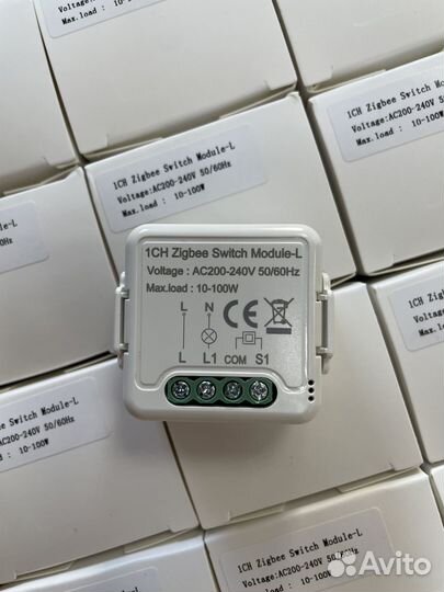 Умное реле Zigbee 1 линия (1 клавиша ) без нейтрал