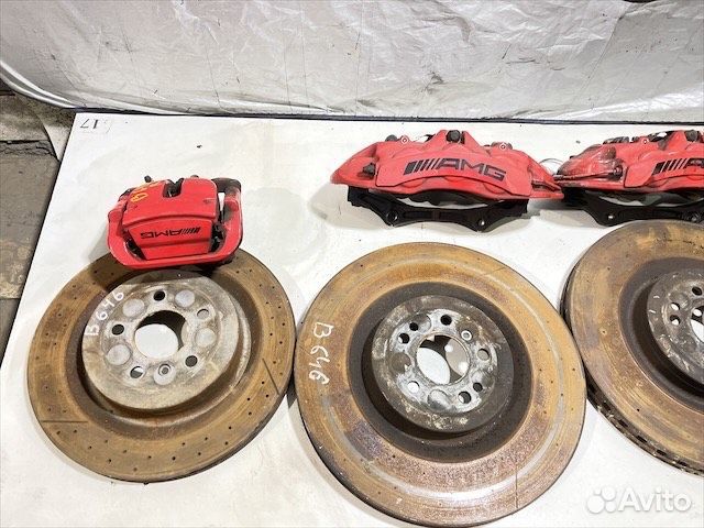 Комплект тормозов 6.3 амг Мерседес 166 w166 x166 x