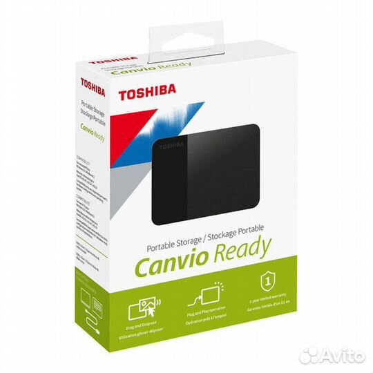 Внешний жесткий диск Toshiba Canvio Ready 1TB