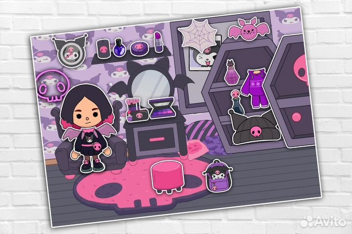 Тока Бока игра формата А4