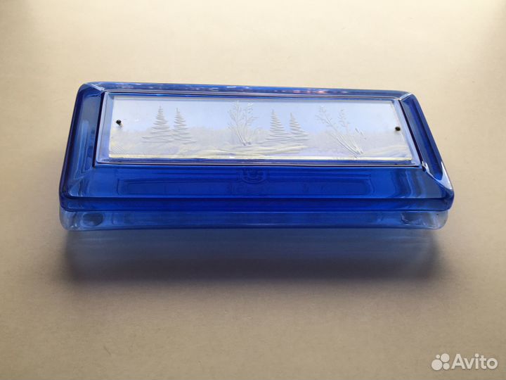 Шкатулка Зимний лес. Целлулоид. СССР