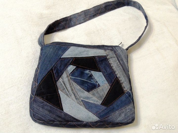 Джинсовая сумка 30*25