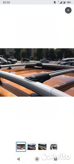 Багажник на рейлинги Рено Дастер