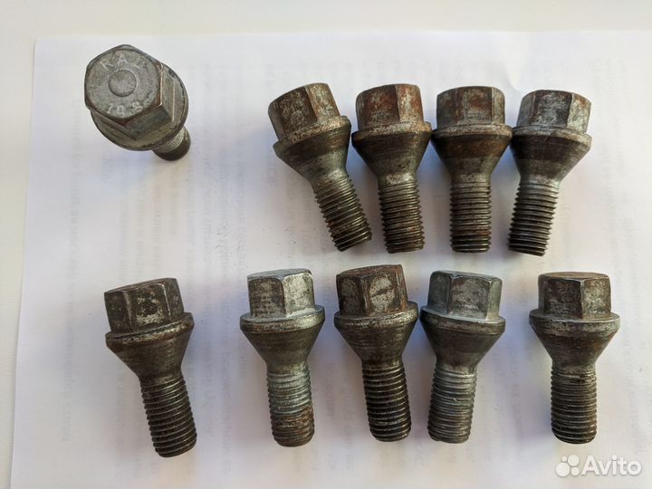 Колесные болты m12x1,5