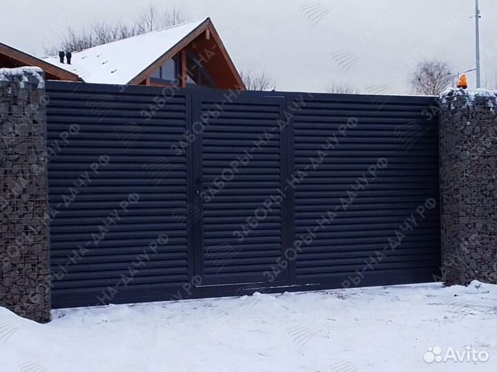 Забор-жалюзи