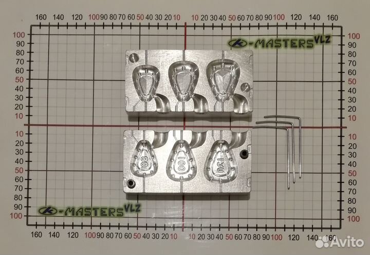 Форма для литья грузил