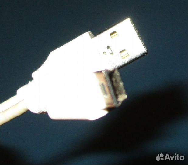 Кабель кабель USB A - Mini B белый