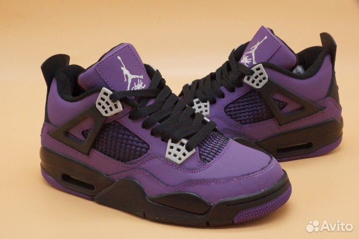 Кроссовки Nike x Air Jordan 4 Cactus Purple