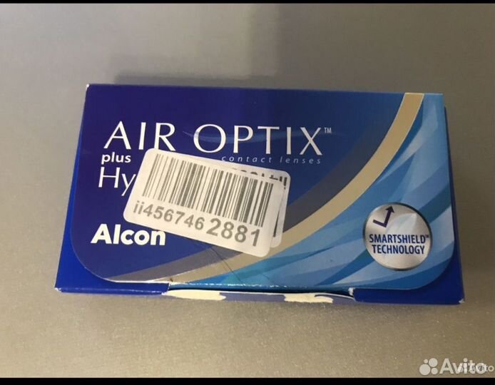 Alcon Контактные линзы AIR optix+ HydraGlyde