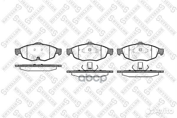 823 002B-SX 812 02колодки дисковые пChrysler