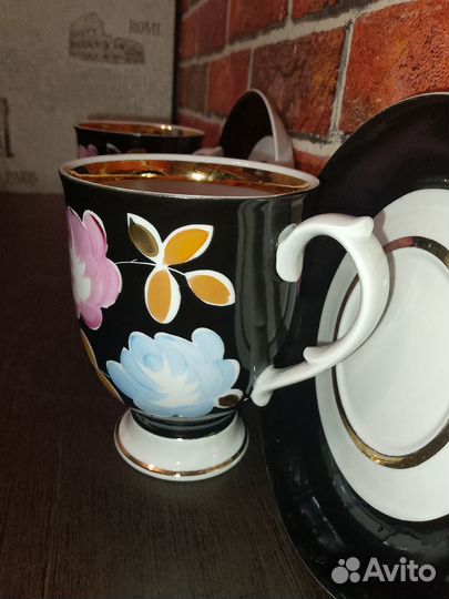 Чайная пара фарфор Дулево
