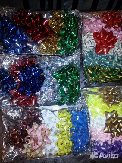 Бантики для подарочной упаковки