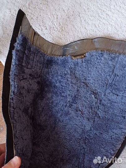 Сапоги зимние, нат.замша