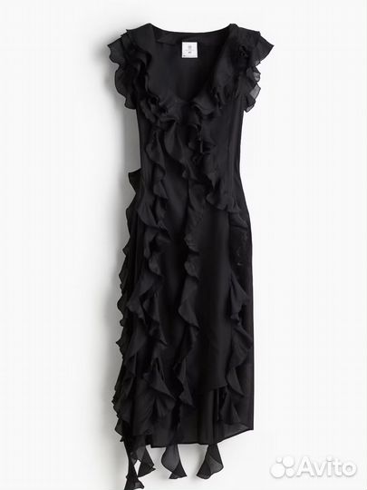 Платье черное размер L H&M White Lotus