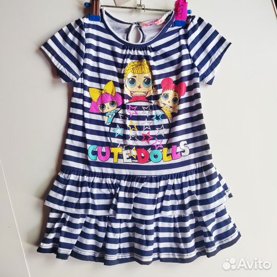 Платья новые для девочек 92
