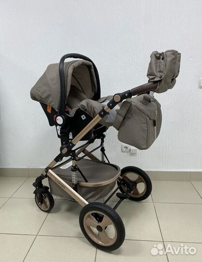 Luxmom Коляска для новорожденных LuxMom 518 3в1