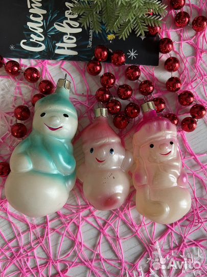 Елочная игрушка «Снеговик»