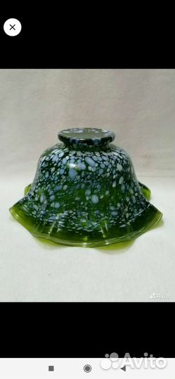 Ваза конфетница цветное стекло