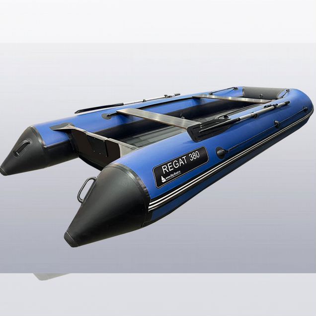 Лодка пвх Big Boat нднд Regat 380 синяя