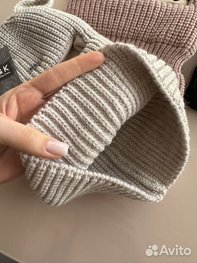 Шапка шлем мишка детская зима