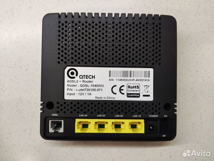 Роутер Qtech qdsl-1040wu