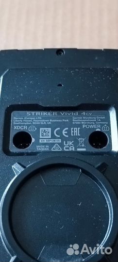 Эхолот garmin striker vivid 4cv с датчиком gt20 tm