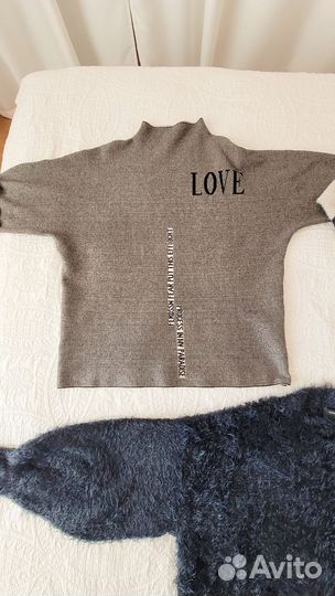 Свитер женский пакетом оверсайз 50 52 54