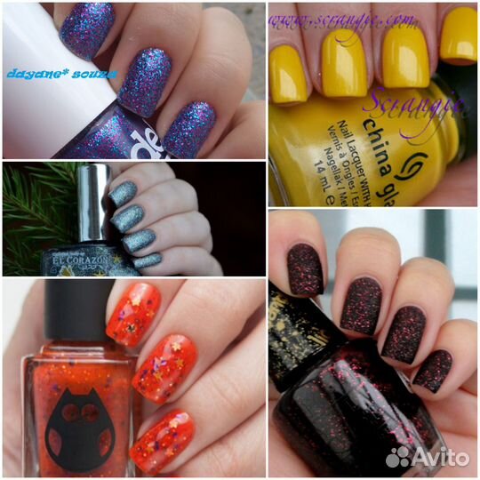 Лаки проф: OPI, El Corazon, China Glaze, DL