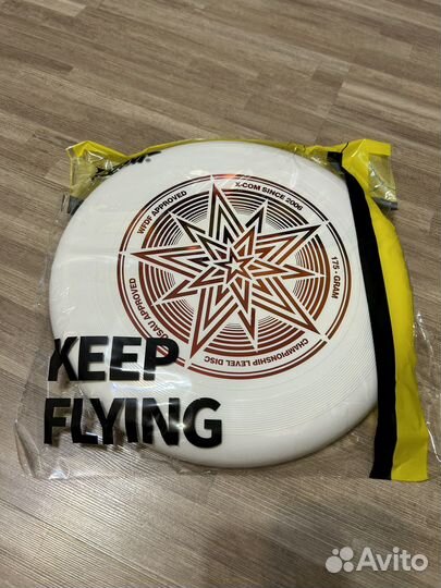 Диск Фрисби Летающая тарелка XCom белая