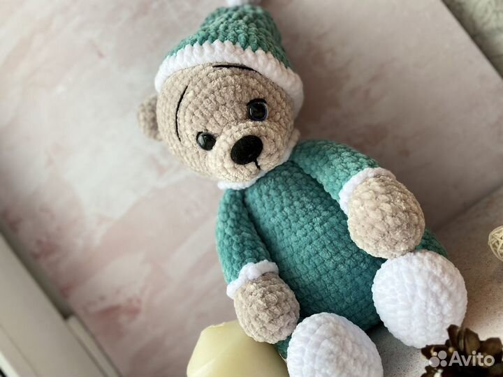 Игрушка ручной работы Мишка Тедди