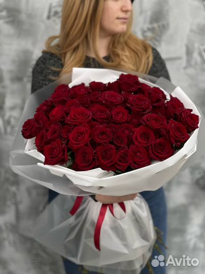 Цветы Букеты из 101 розы