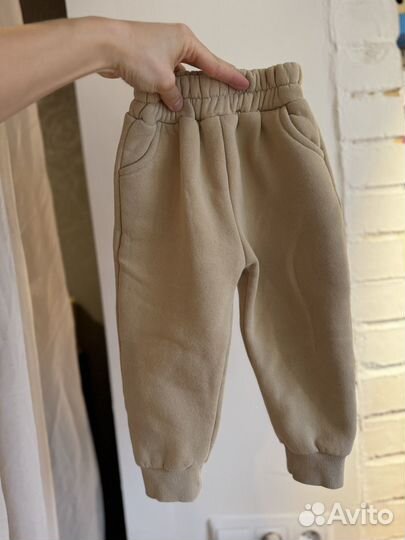 Костюм флисовый бежевый 92