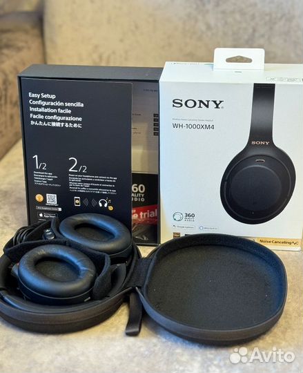 Беспроводные наушники sony wh 1000xm4 black