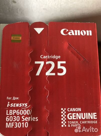Картридж оригинальный Canon 725