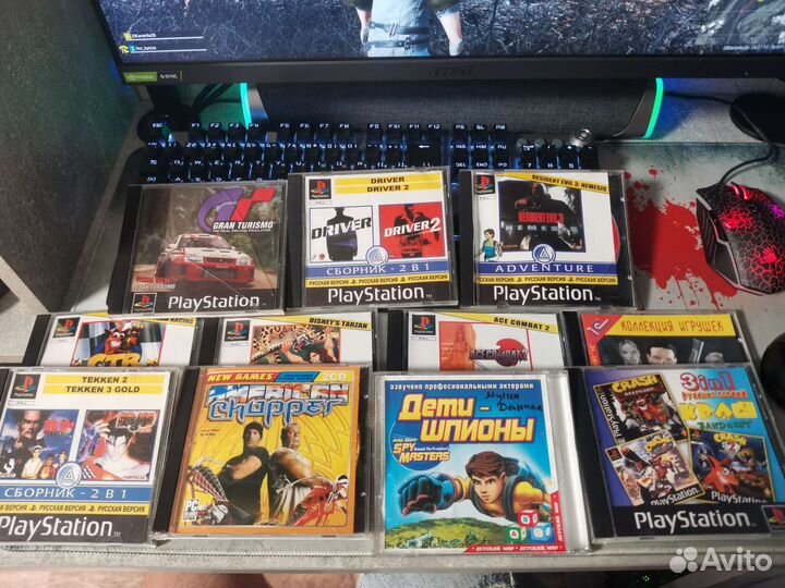 Диски на sony playstation 1