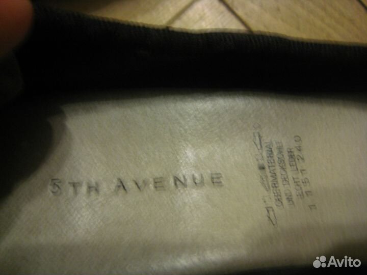 Классные кожаные туфли 5th Avenu Германия 26,5 см