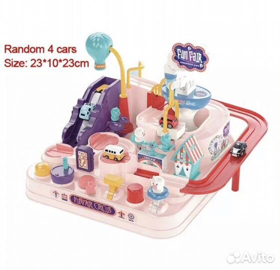 Трек игрушка с машинками новое