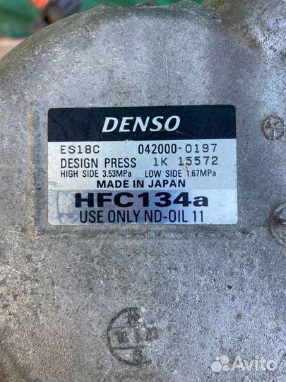 Компрессор кондиционера Toyota Prius Приус 2008г