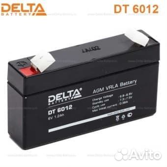 Аккумулятор ибп delta DT 6012 6V 1.2Ah