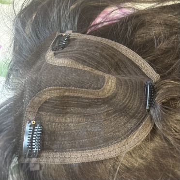 Парик черный из натуральных волос