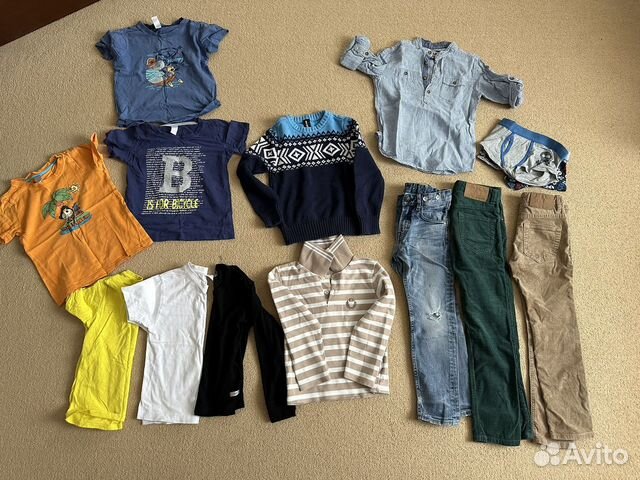 Вещи пакетом для мальчика 116 размер