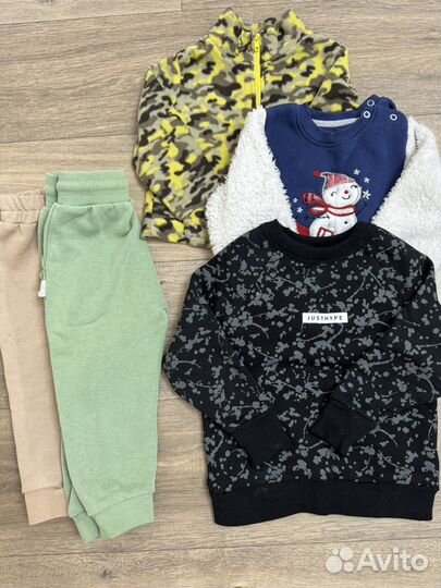Детские вещи пакетом на мальчика 86