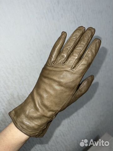 Перчатки кожаные женские