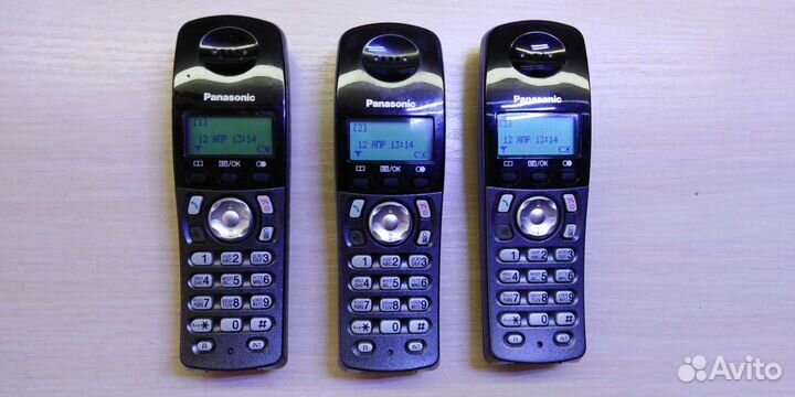 Телефон dect panasonic kx-tcd215ru 3 трубки
